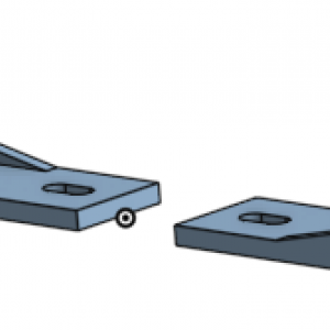 Norcold DE441 Freezer Door Hinge Set